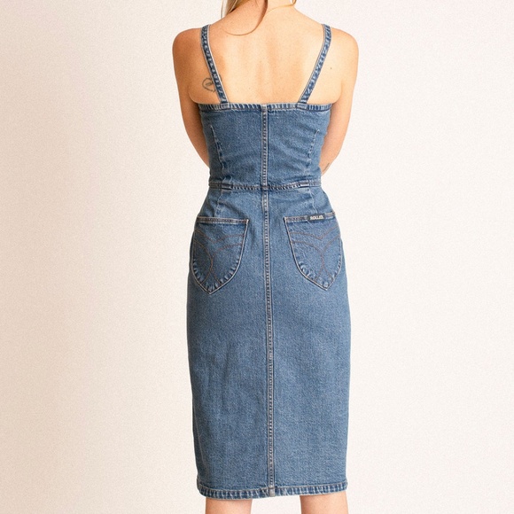 ROLLAS VINTAGE BLUE VENICE DRESS - Picture 2 of 11